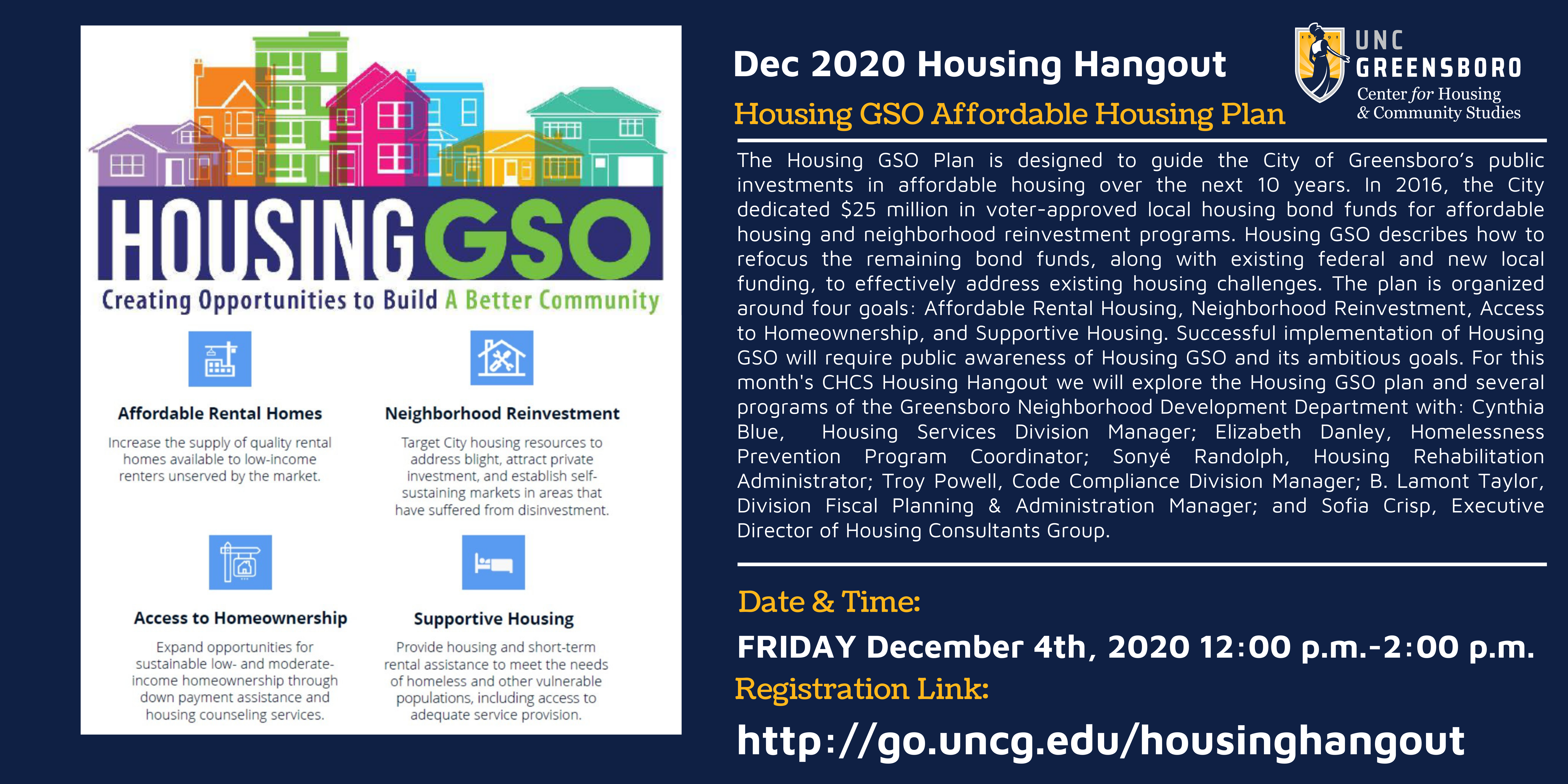 Featured Image for Dec Housing Hangout – Housing GSO Plan
