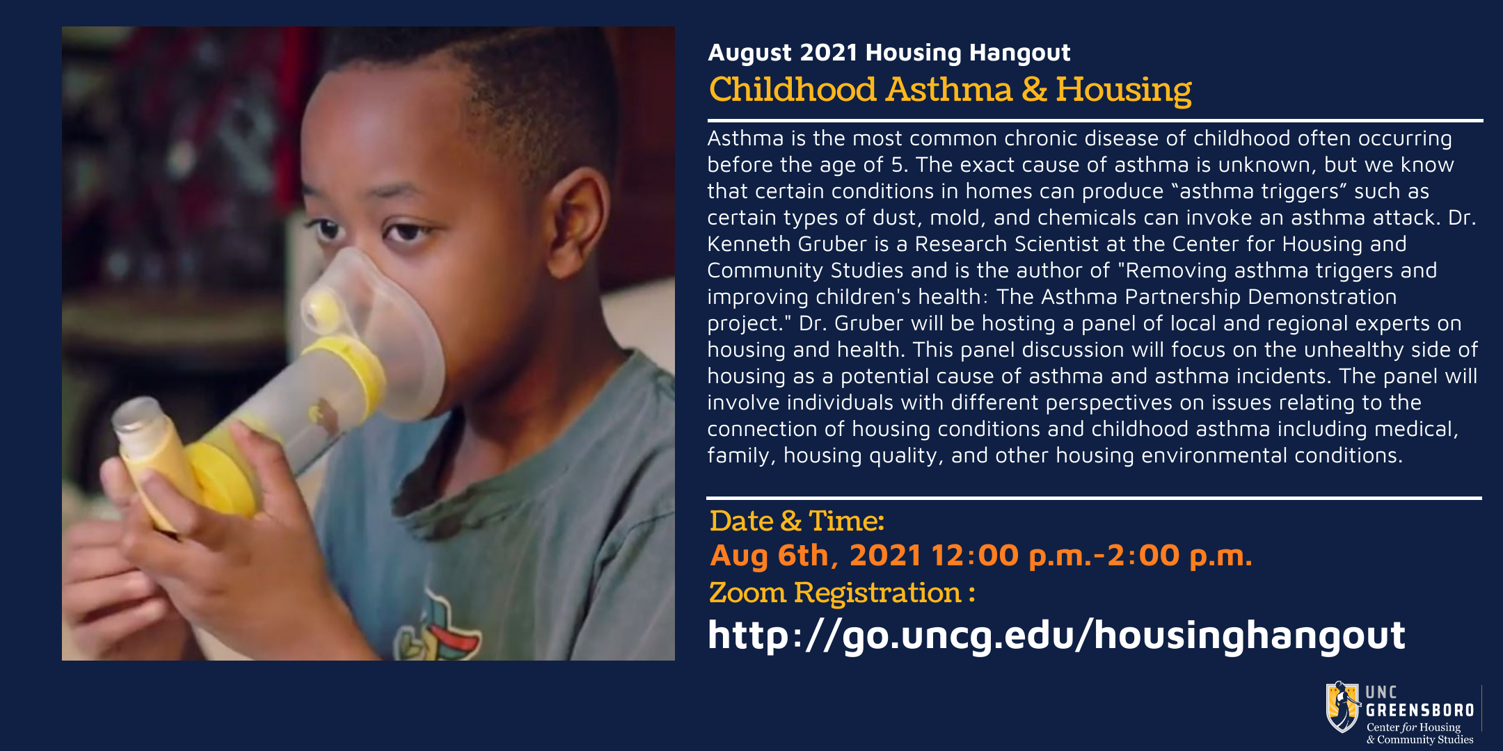 Featured Image for August Housing Hangout – Childhood Asthma & Housing